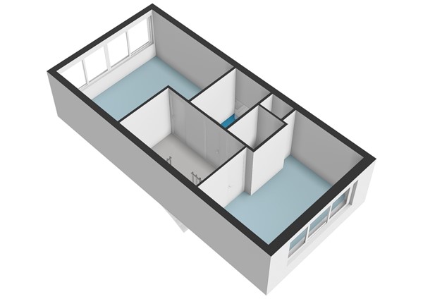 Floor plan - Duke Ellingtonstraat 60, 1066 GG Amsterdam 